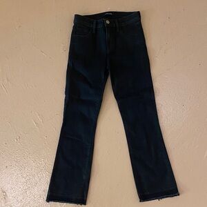 J Brand Selena bootcut black jean
